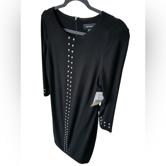 Karen Kane Black Dress with Metallic Studs size M - Picture 3 of 10
